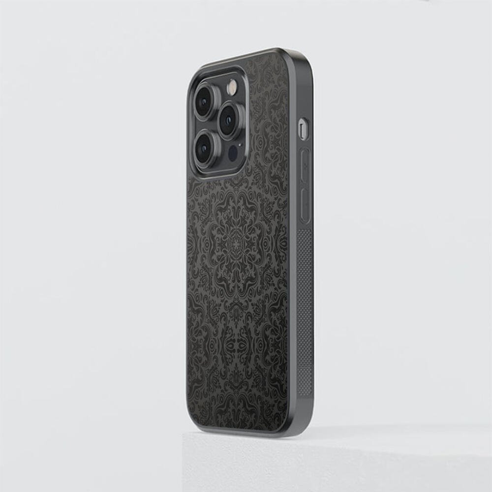 Black Pattern Glass Cover Collection