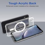 Apple Iphone XR Transparent Polyurethane Material Back Cover with Magnetic Charging Slot